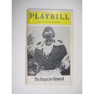 The Inspector General October Playbill 1978 The Circle in the Square Estabrook